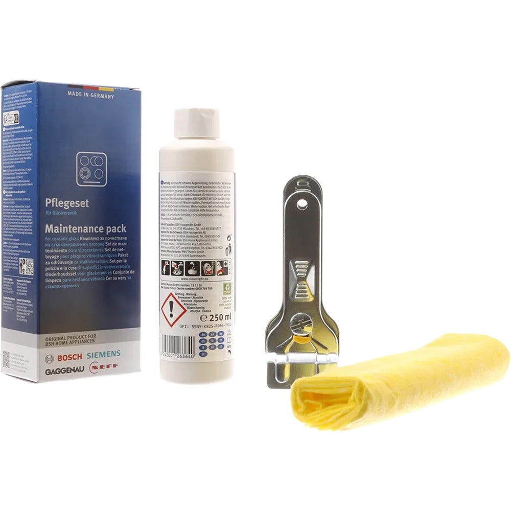 Set de limpieza para vitrocerámica Bosch 00311900