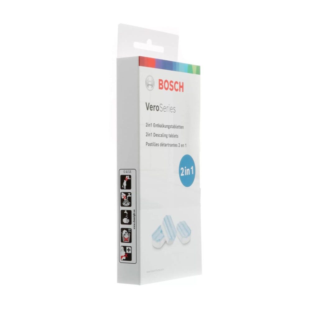 Pastillas descalcificadoras Bosch Vero Series 2 en 1 00312093 / TCZ8002A / 00576694 (x3)