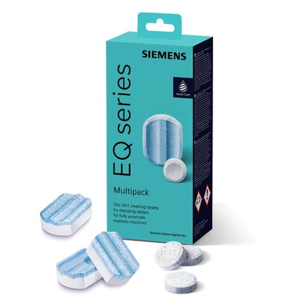 Siemens EQ. Series Multipack Tabletas de Descalcificación y Limpieza TZ80003A