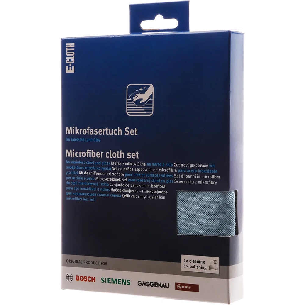 Juego universal de paños de microfibra de 2 piezas