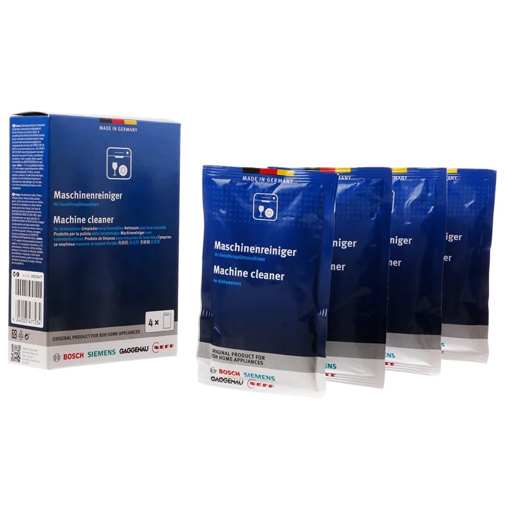 Producto de limpieza para lavavajillas Bosch / Siemens (4x45g)