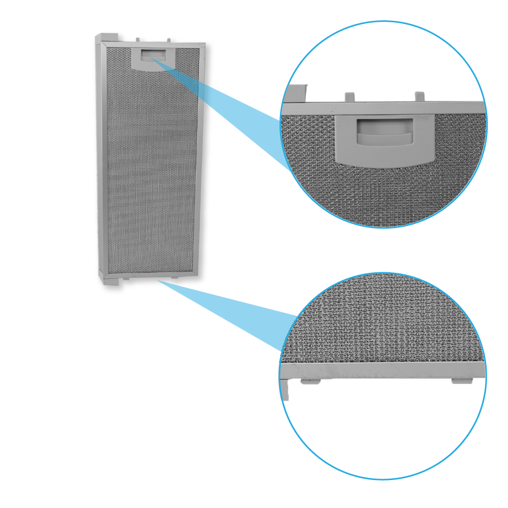 Filtro metálico Siemens 420x175mm 352812 / 00352812 (Delantero)
