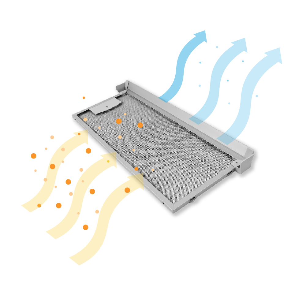 Filtro metálico Siemens 420x175mm 352812 / 00352812 (Delantero)