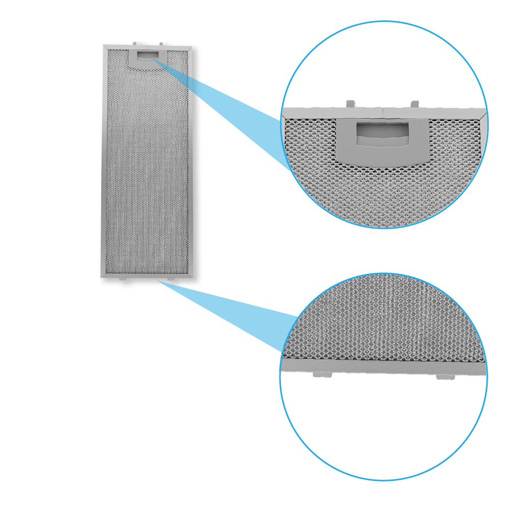 Filtro metálico Pitsos 445x175mm 352813 / 00352813 (trasero)