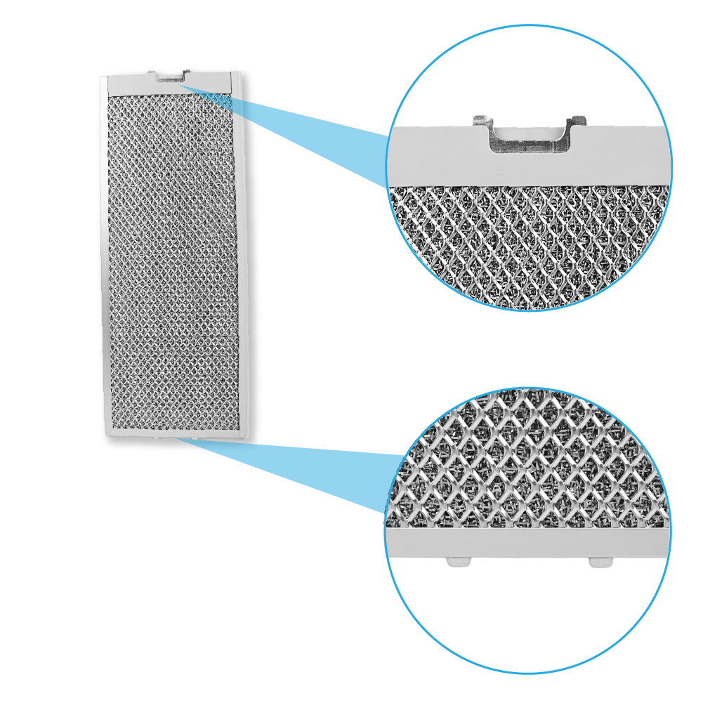 Filtro metálico Bosch 530x206mm 460007 / 00460007 (x2)