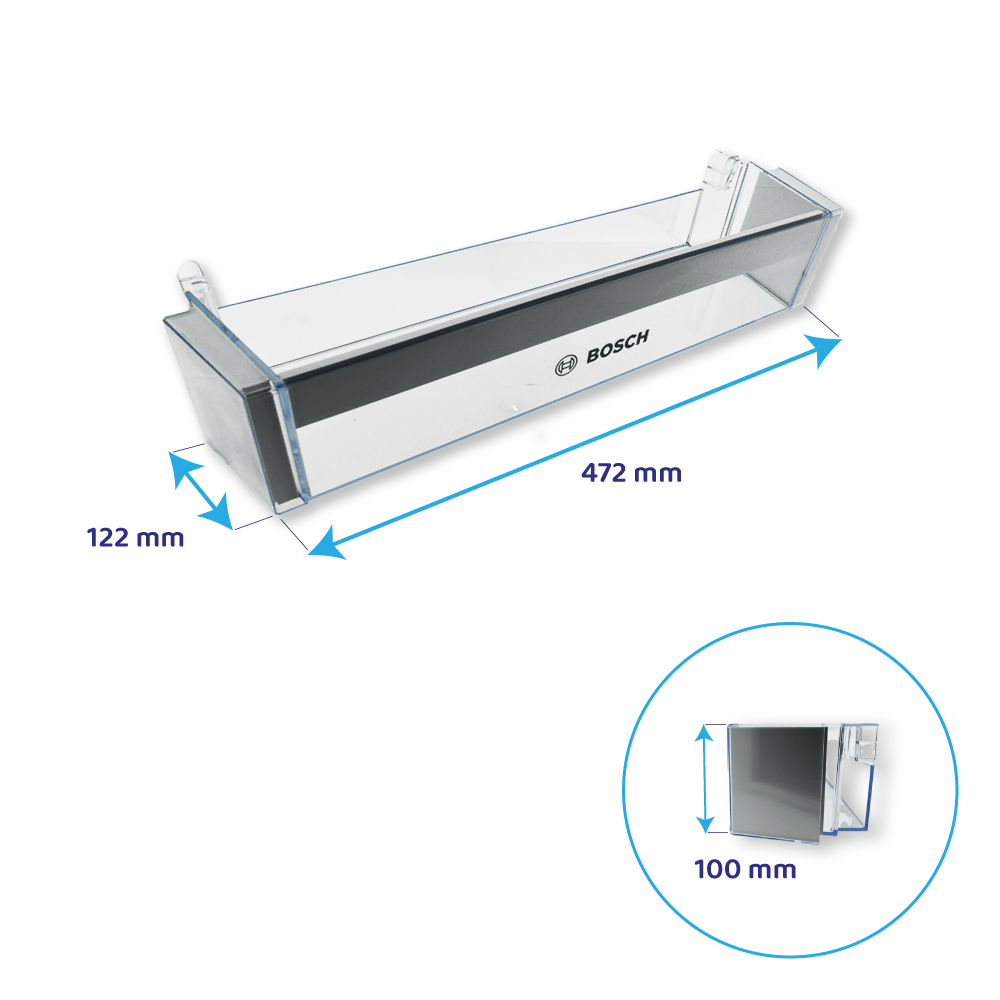 Botellero para nevera Bosch 472x122mm / 00746691
