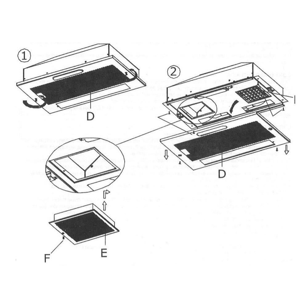 Filtro de carbono CATA 02825263 (x2)