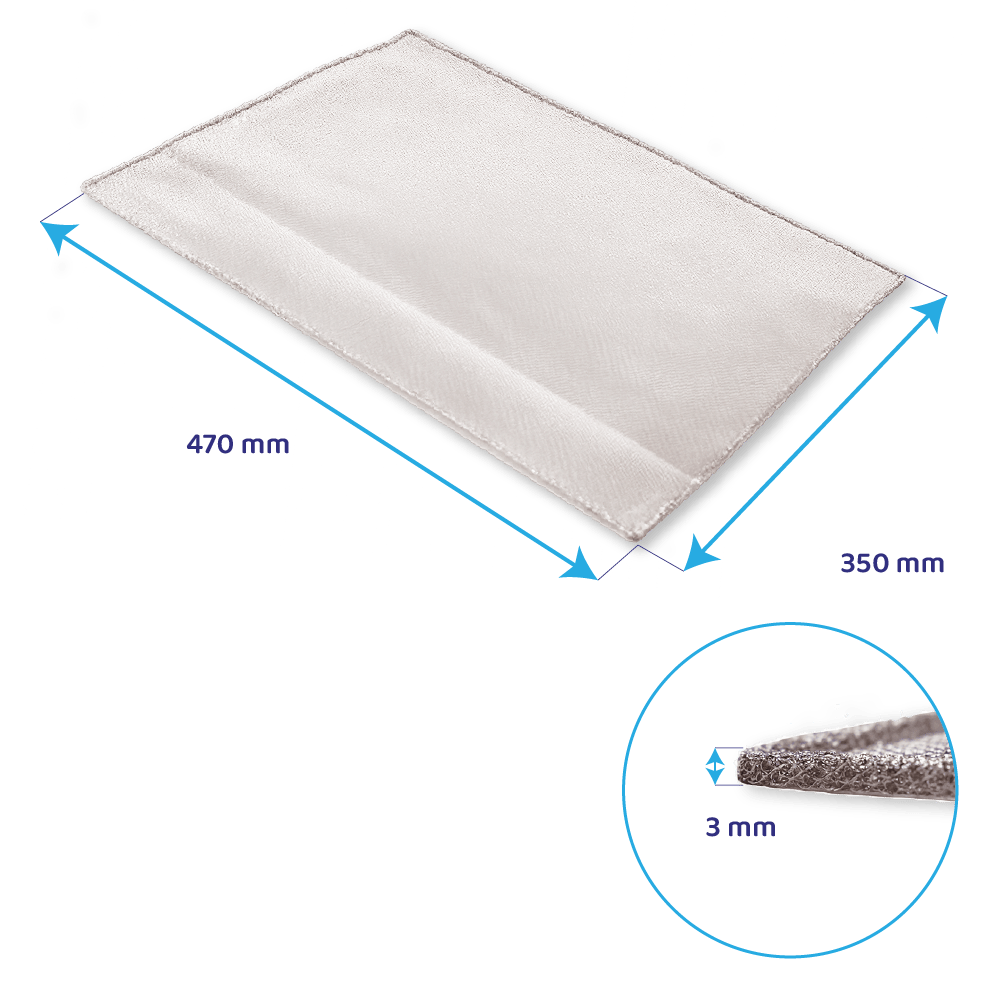 Cooke & Lewis Filtro de grasa 470x350mm 02833162