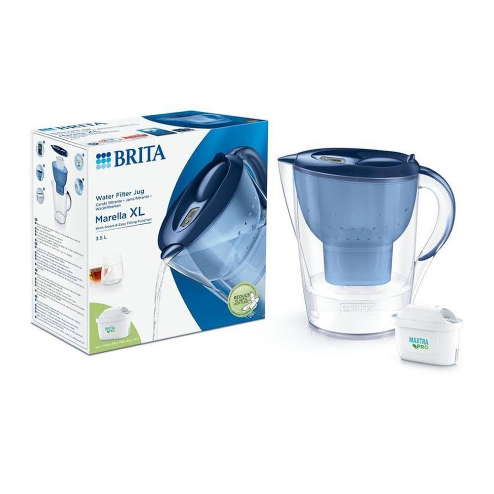 Jarra BRITA Marella XL azul + filtro MAXTRA PRO PURE PERFORMANCE 1051122