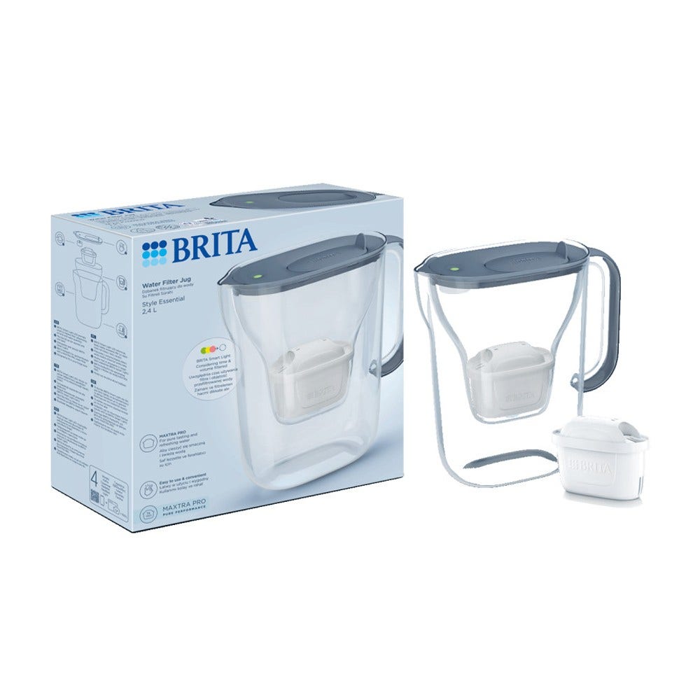 Jarra BRITA Style Essential azul piedra+ filtro BRITA MAXTRA PRO 1057790