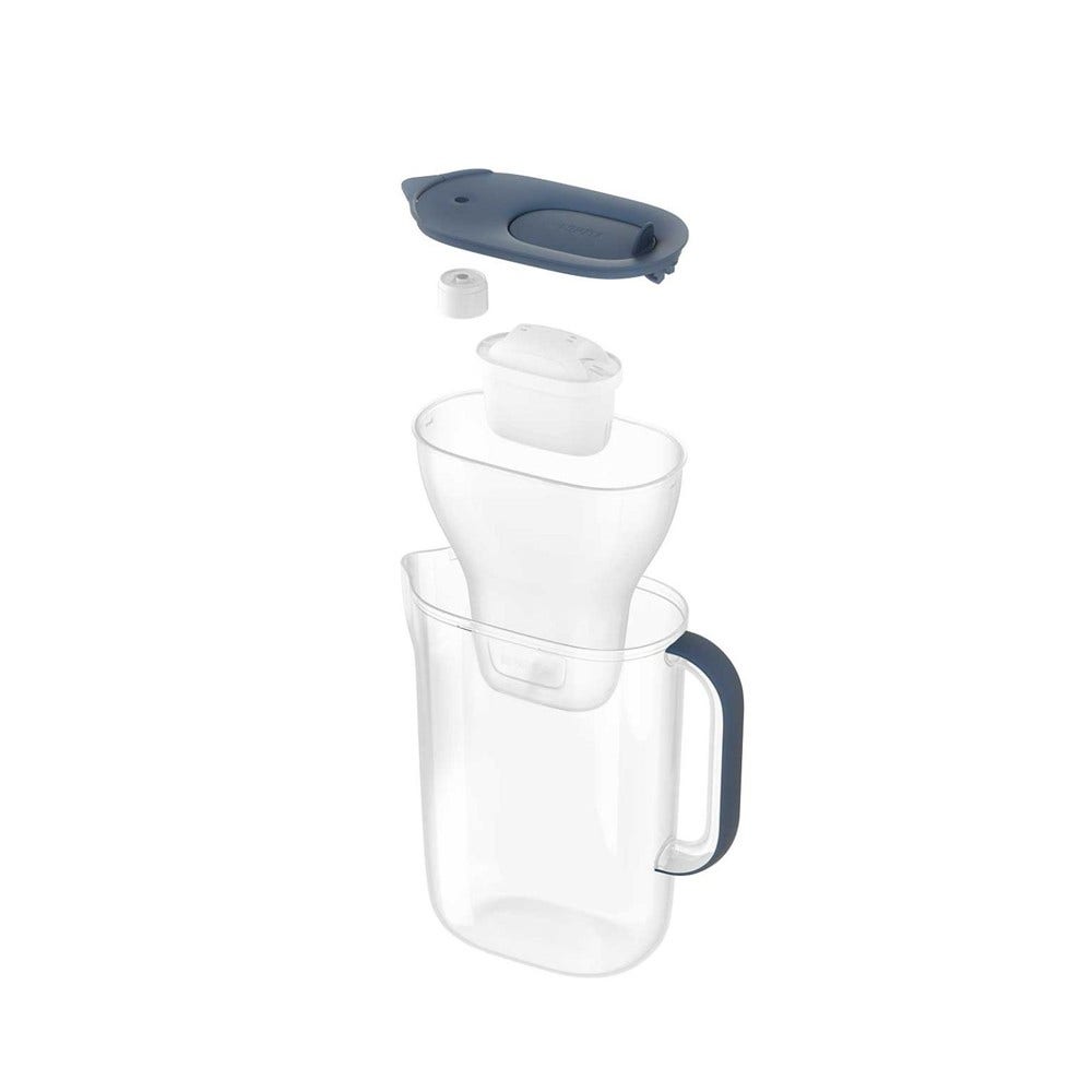 Jarra BRITA Style Essential 2.4L azul piedra + 3 filtros BRITA MAXTRA PRO 1058103