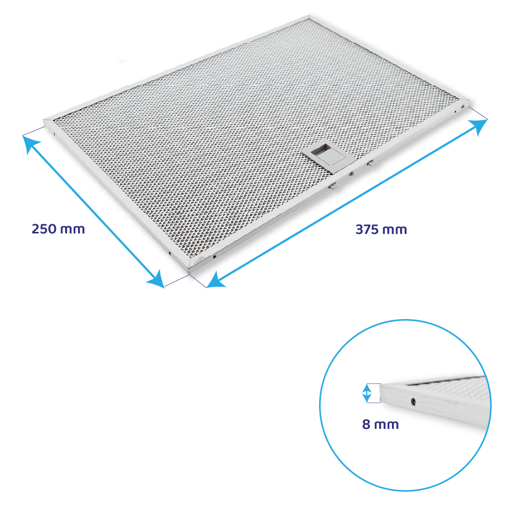 Filtro de carbón (x2) + filtro metálico (x2) compatible con Siemens LC87KHM60