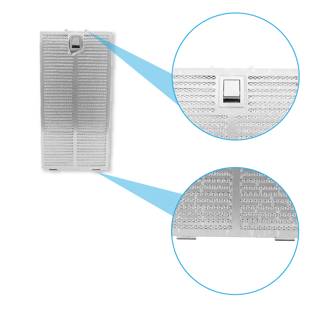 Filtro metálico Bosch 380x192mm 11040094