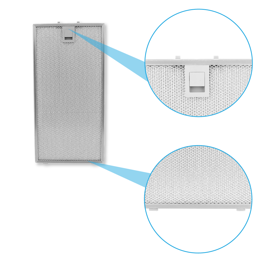 Filtro metálico Bosch 392x192mm DFS097A51/03 / DFR097A52/03