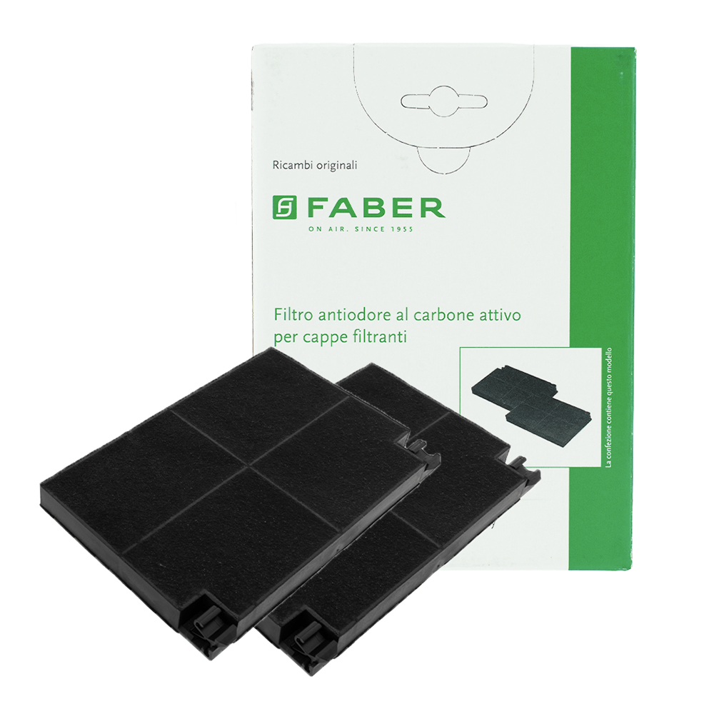 Filtro de carbono Faber F4 / 112.0157.242 (2 uds.)