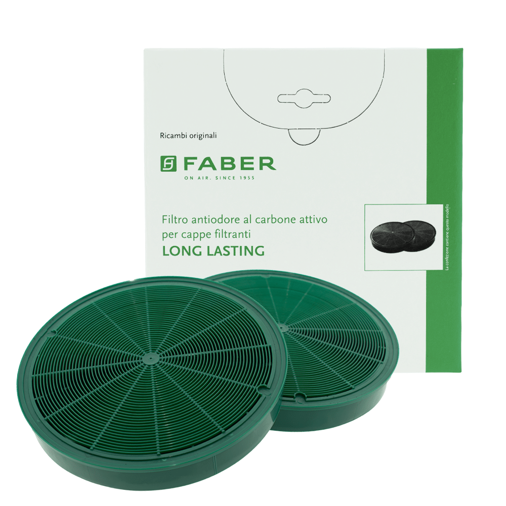 Filtro de carbono Longlife Faber FFL8 / 112.0185.278 (2 uds.)