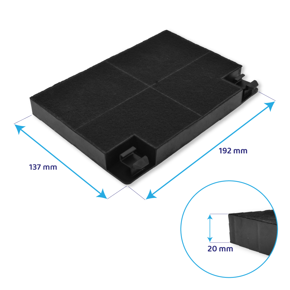 Filtro de carbono Mepamsa Secret 60 Inox / In-Nova Comfort (x2)
