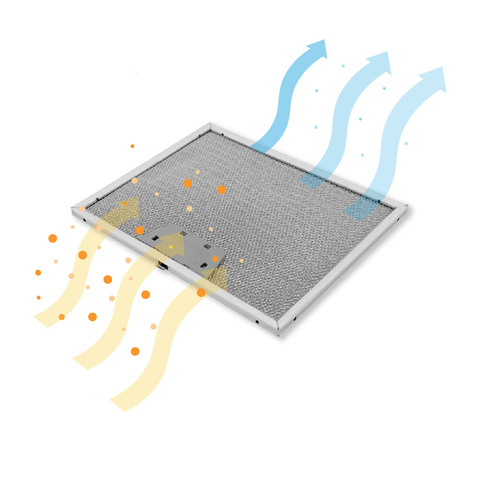 Filtro metálico Zanussi 190x235mm 50251235003
