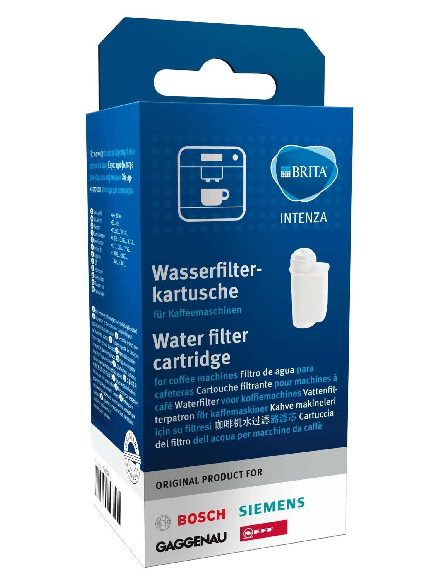 Set de mantenimiento para cafetera Bosch - Depósito de agua + Filtro de agua + Descalcificador + Limpiador