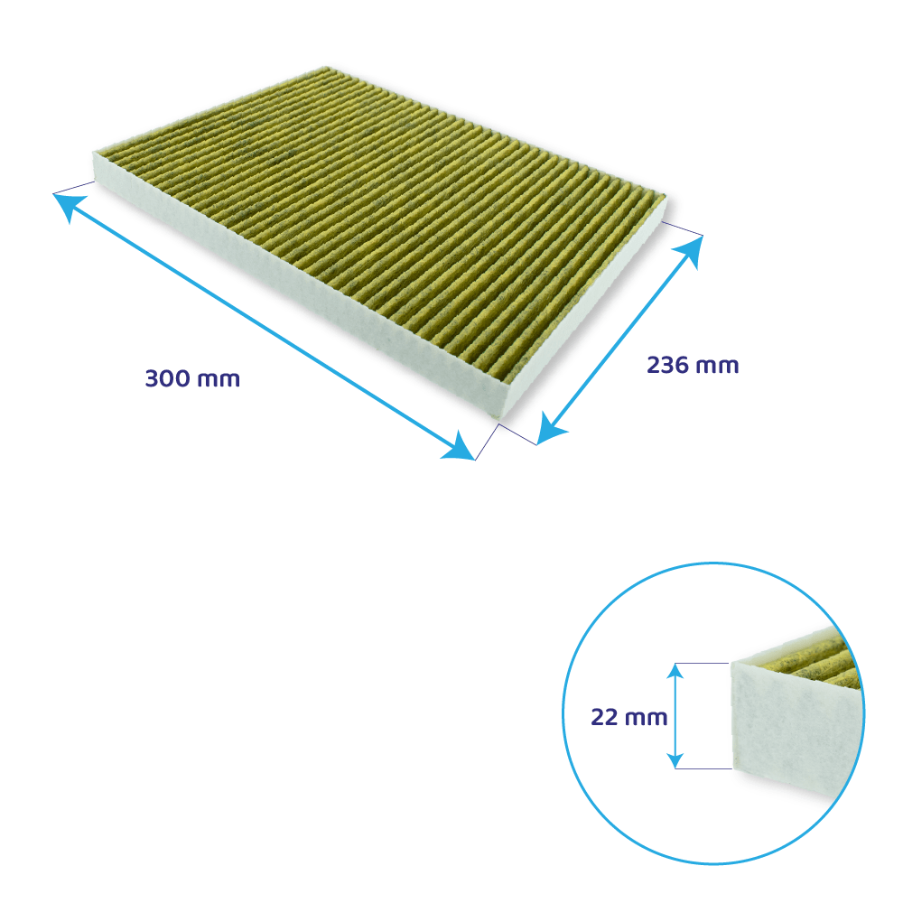 Filtro de carbono Neff CleanAir Plus 17004039 / Z52JXB1X6 (x3)
