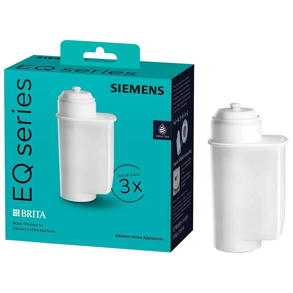 Siemens EQ. Series BRITA INTENZA Filtro de Agua 17005980 / TZ70033A (paquete de 3)