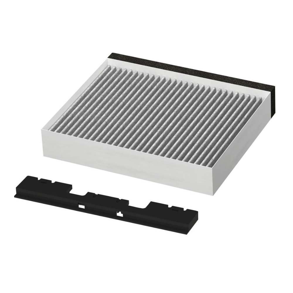Filtro de carbono CleanAir para campana Blaupunkt 17006595 para una anchura de conducto de 260 mm