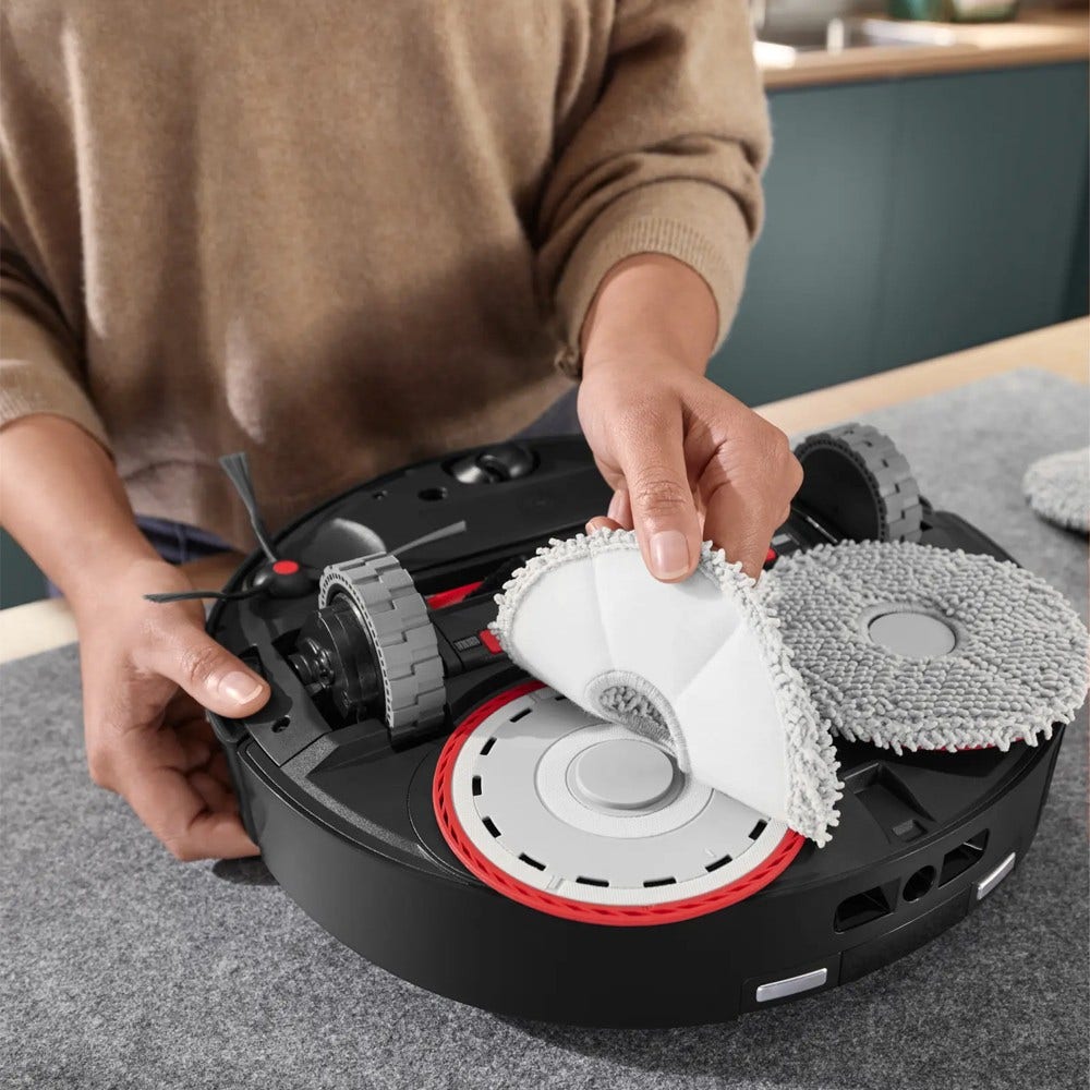 Almohadillas de fregado microfibra Bosch para aspiradora Spotless (x4)