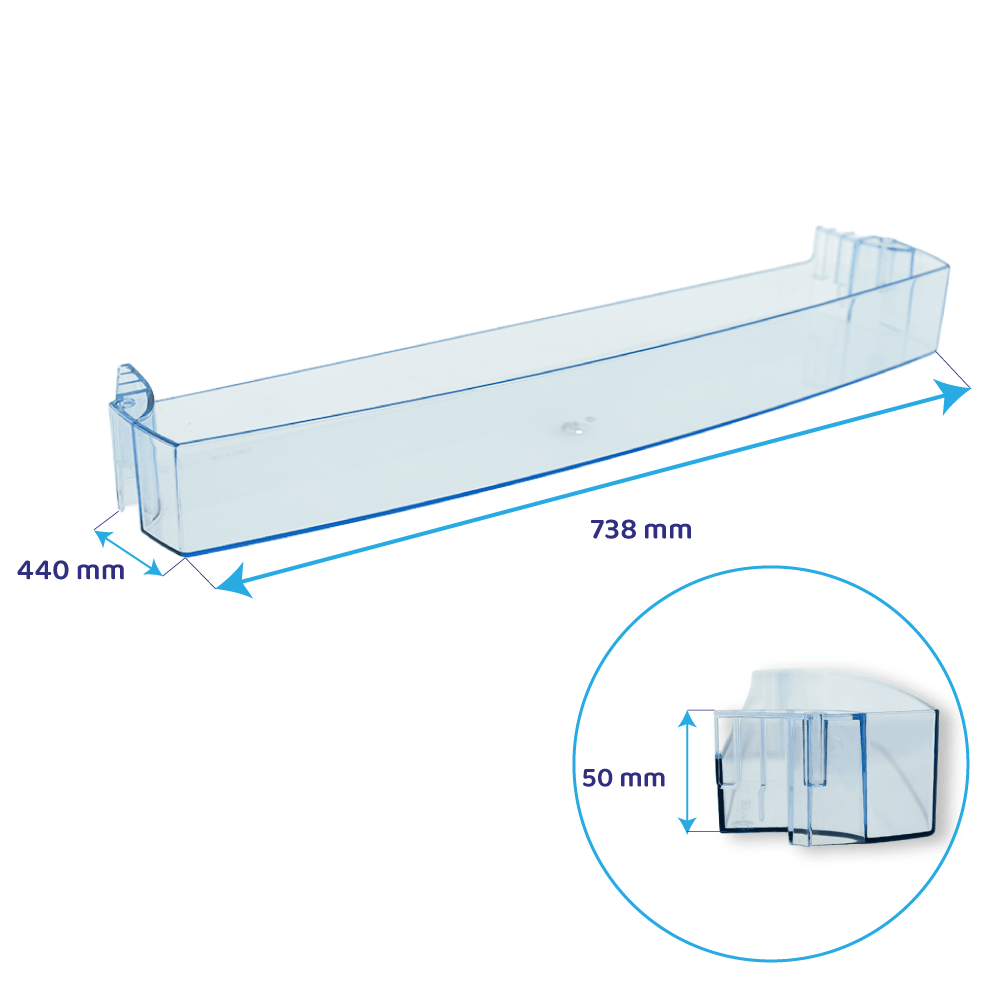 Botellero para frigorífico DeDietrich 738x440mm 2246113100