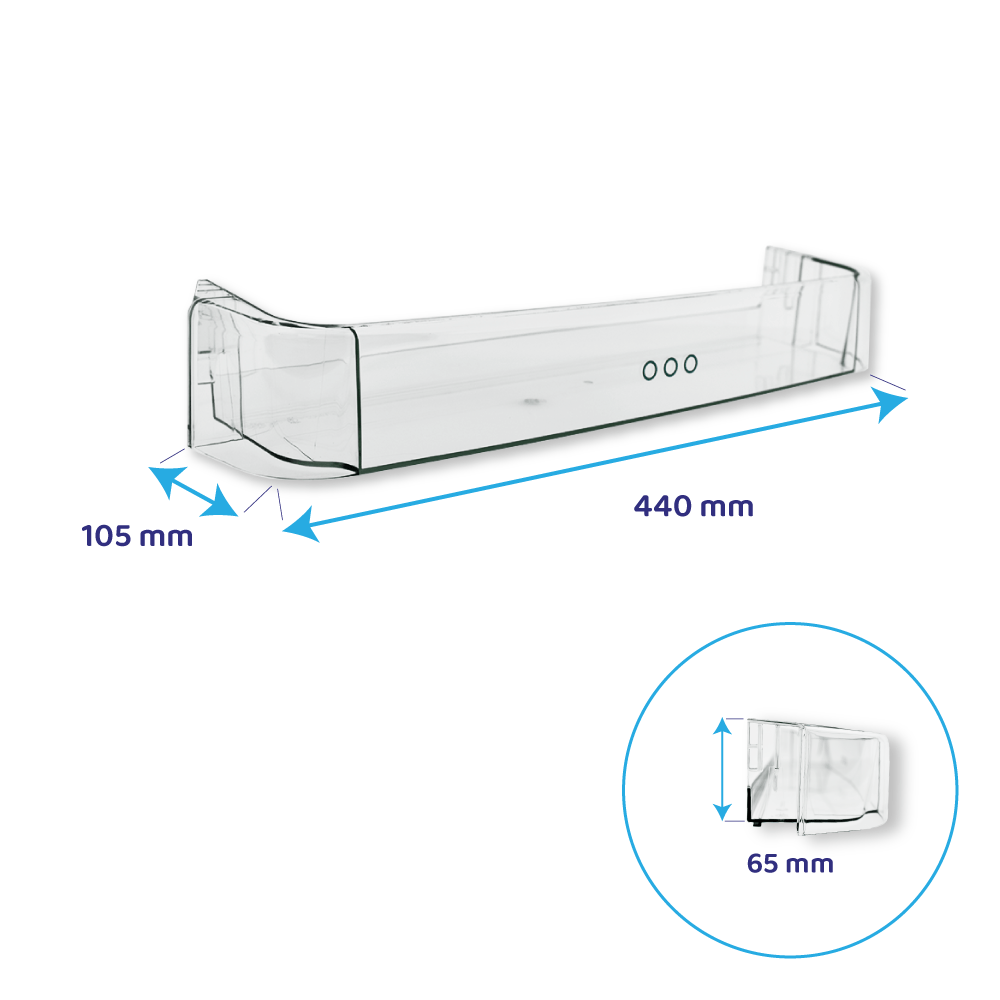 Botellero para nevera Arthur Martin 440x105mm ARN22600 / ARN29600