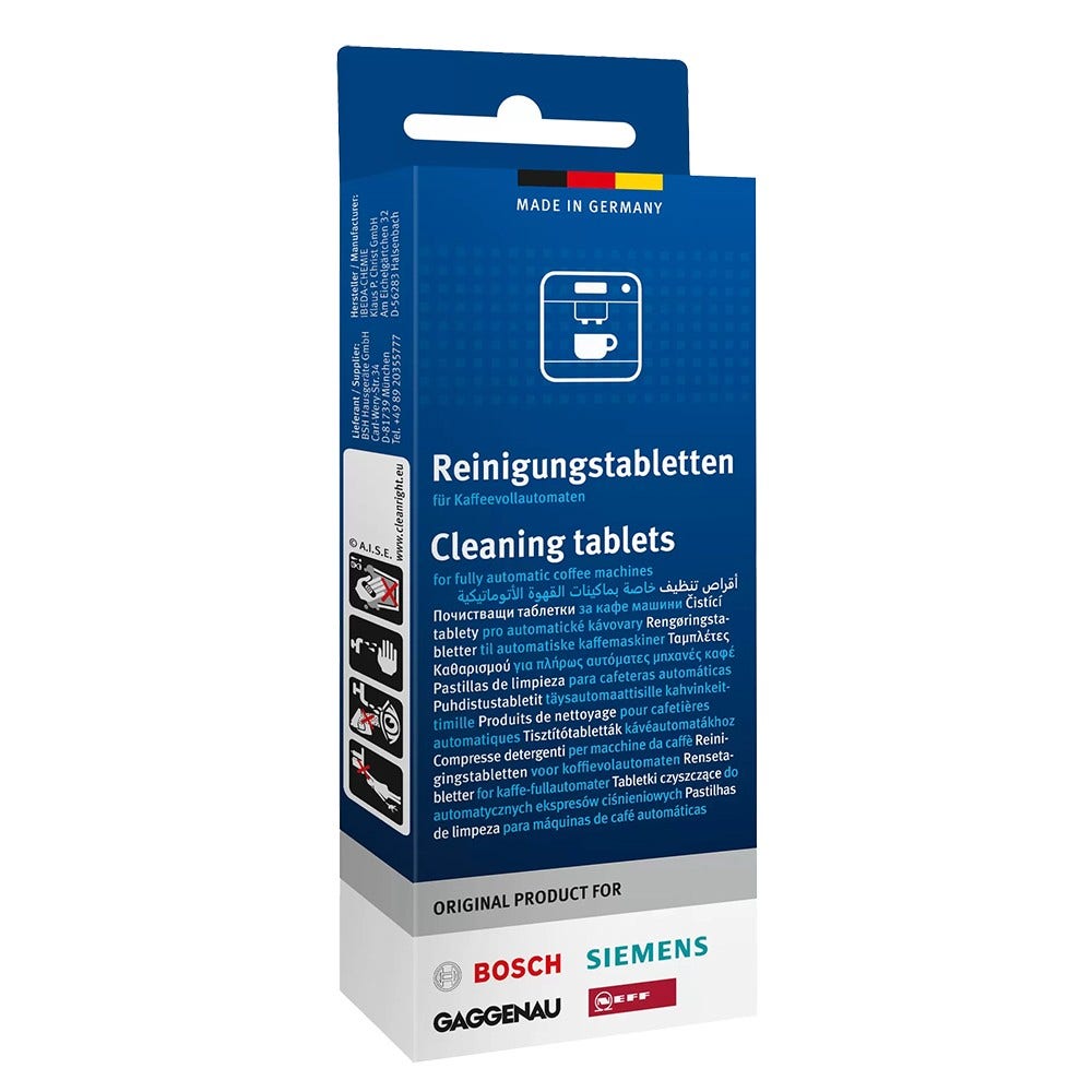 Kit de mantenimiento para cafetera Neff - Pastillas descalcificadoras + Pastillas de limpieza