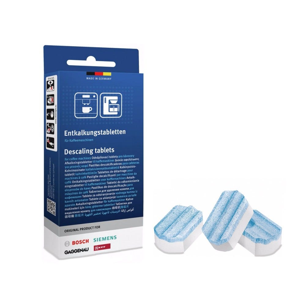 Bosch 2 en 1 Tabletas Descalcificadoras 00311975 / TCZ8002 (3x36gr)