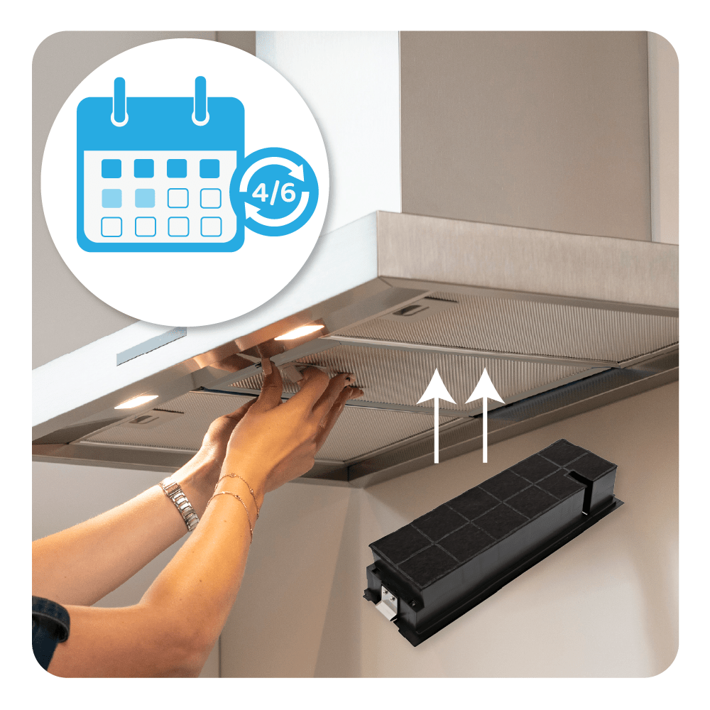 Filtro de carbono Bauknecht AMC100 / 484000008973