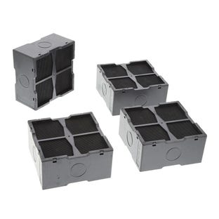 Filtro de carbono AEG Combohob regenerable 4055499638 (4 unidades)