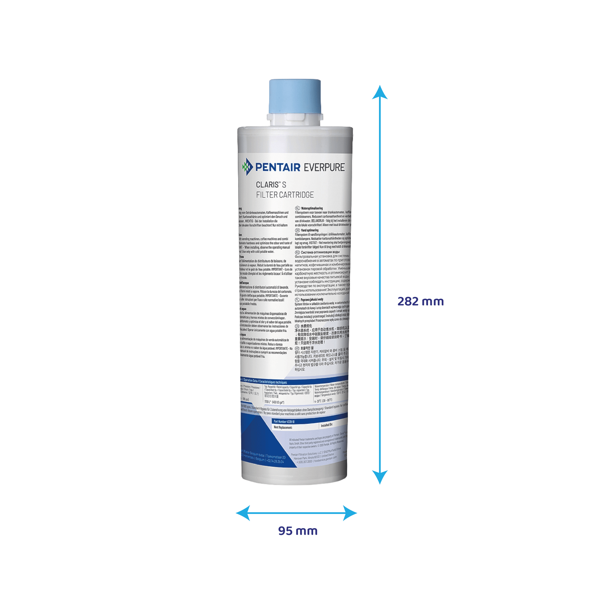 Filtro de agua pequeño Everpure Claris 4339-10
