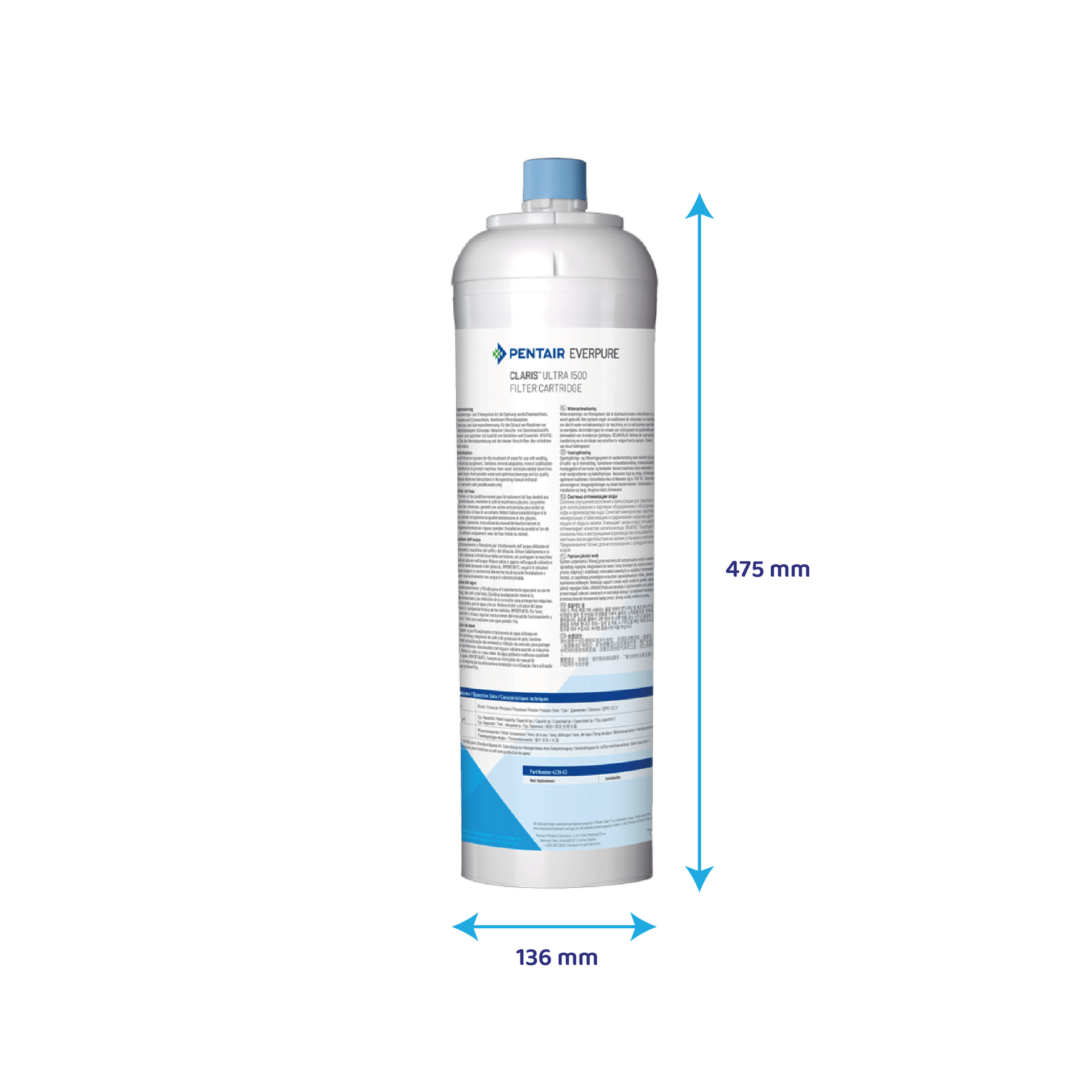 Filtro de agua Everpure Claris Ultra 1500