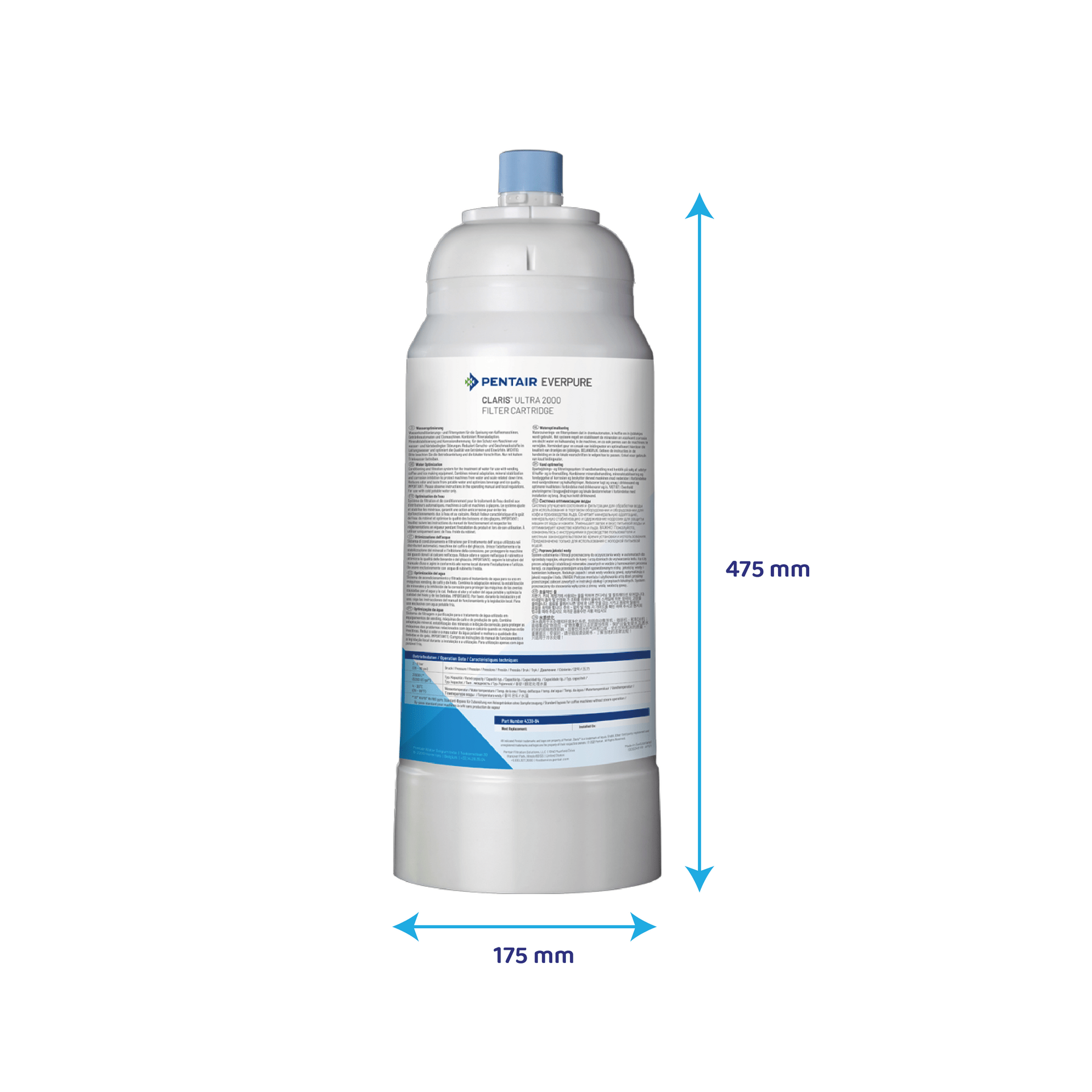 Filtro de agua Everpure Claris Ultra 2000