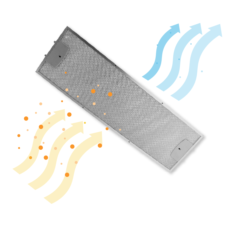 Filtro metálico Neff 177x572x5mm 435249 / 00435249