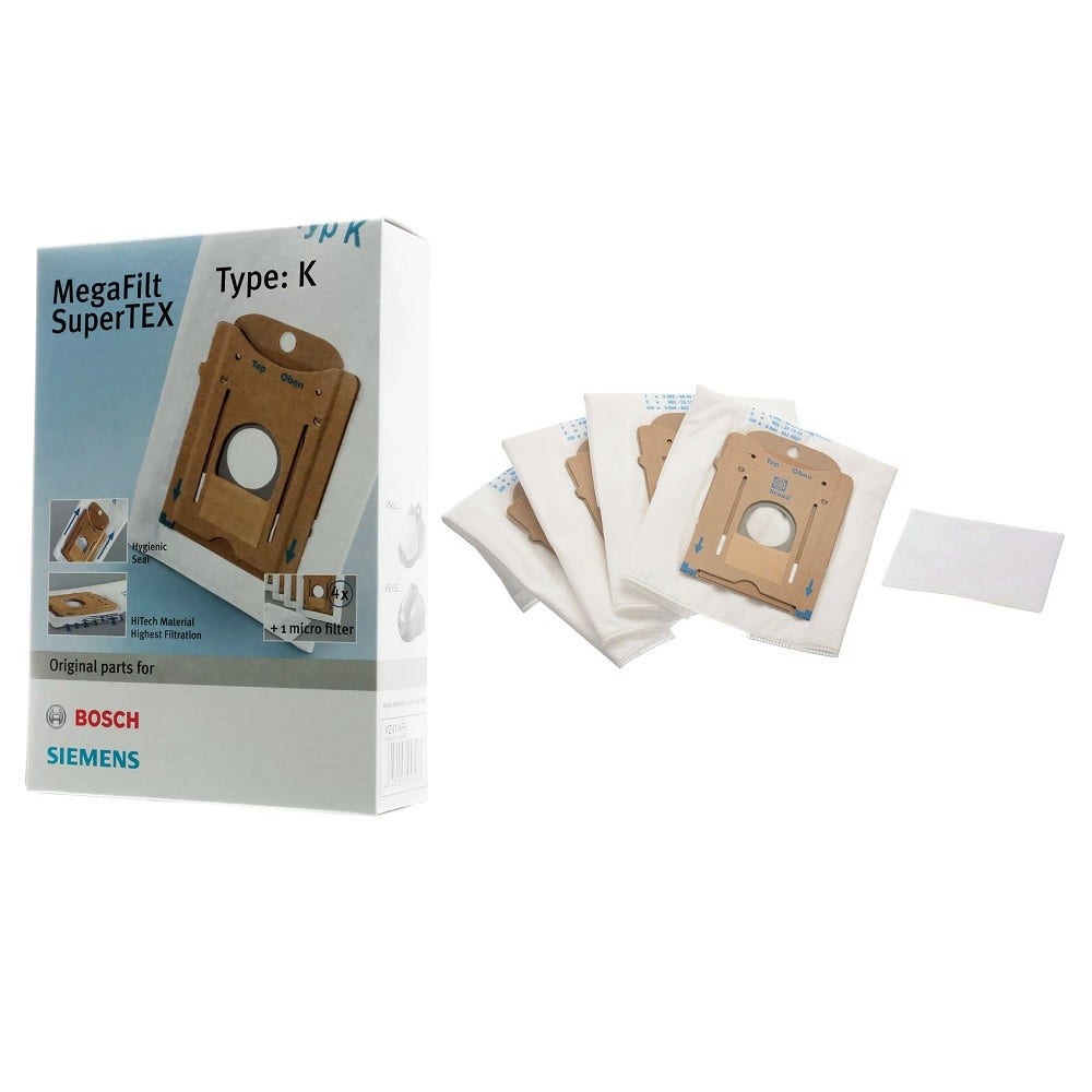 Bolsas de aspiradora Siemens Tipo K / 468265 (4 uds.)