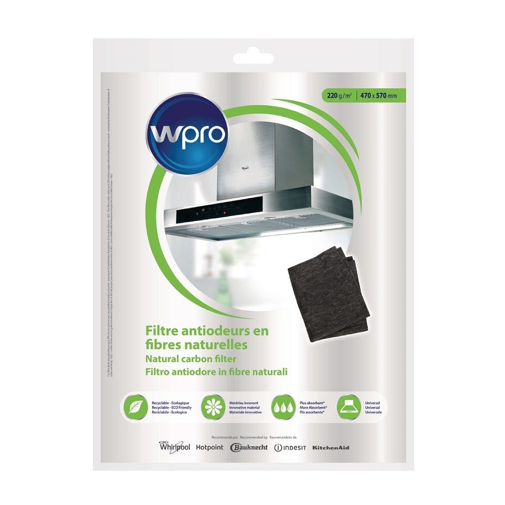 Filtro de carbono WPRO Ecológico NCF201 / 484000008650