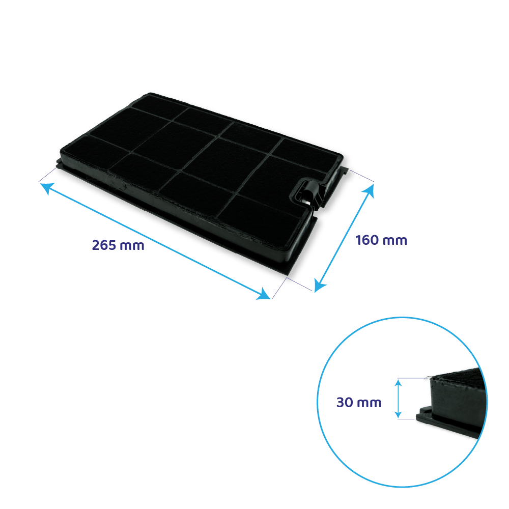 Filtro de carbono compatible con Ikea Tipo 35 / CHF035