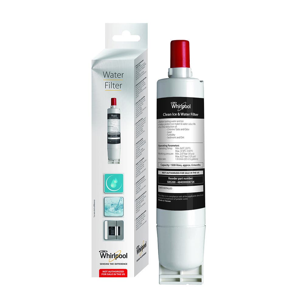 Filtro de agua frigorífico original Whirlpool SBS200 / SBS002