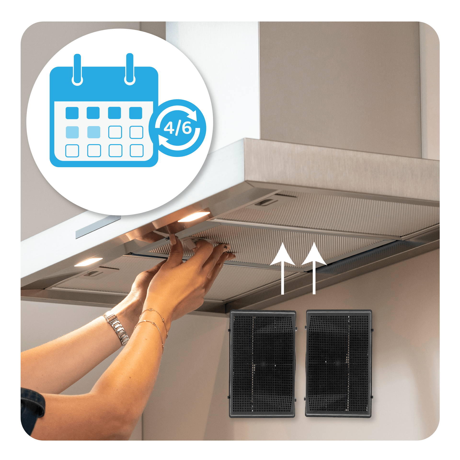 Filtros de carbón Whirlpool 484000008786 / 481249038017 (2 uds.)