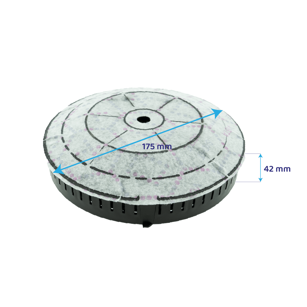 Filtro de carbono compatible con Ikea 484000008824 / AMC072 (x2)