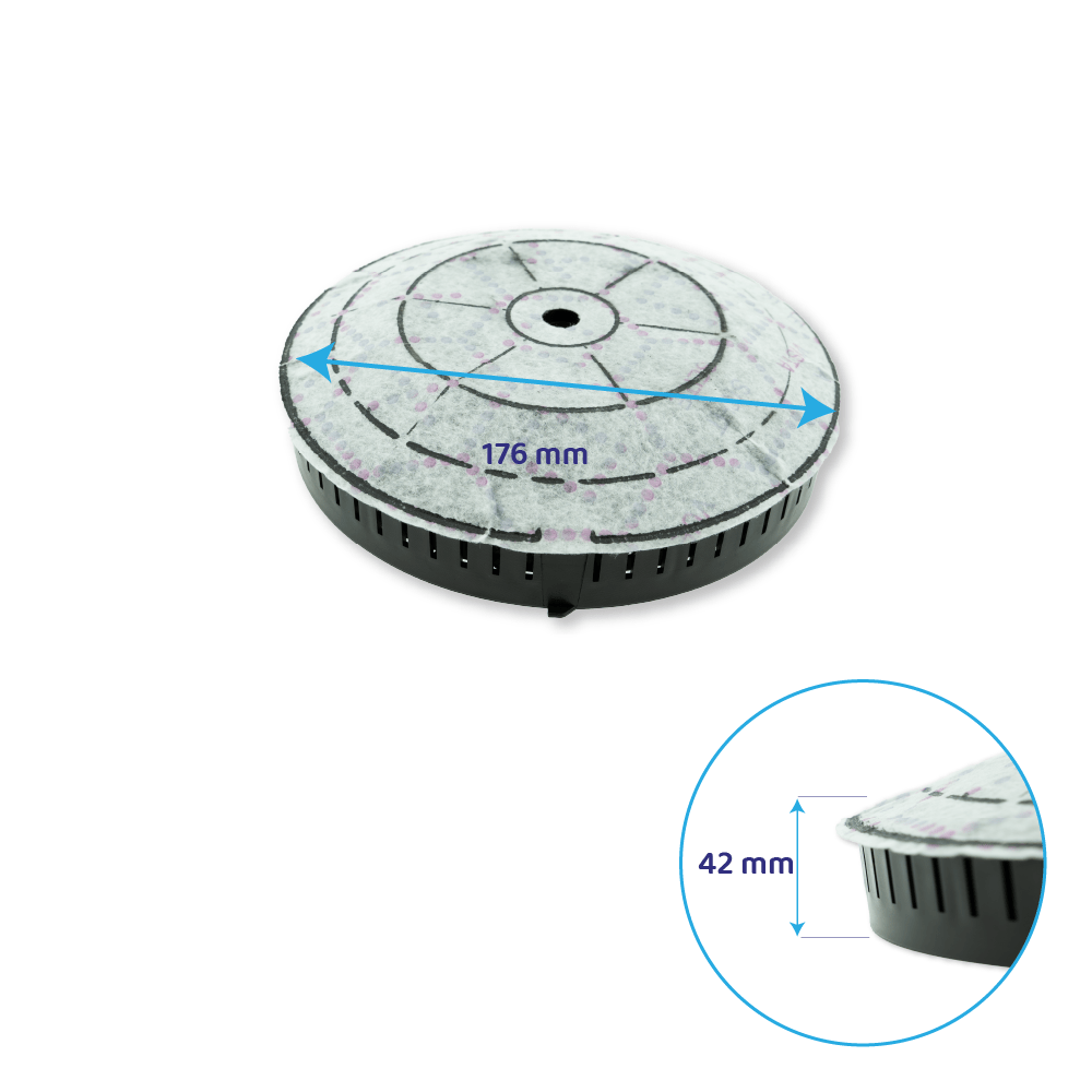 Filtro de carbono Scholtes 484000008824 / AMC072 (x2)