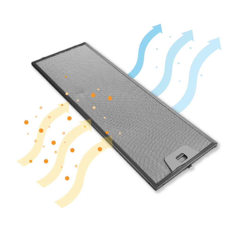 Filtro metálico Zanussi 515x185x8mm 50271563004