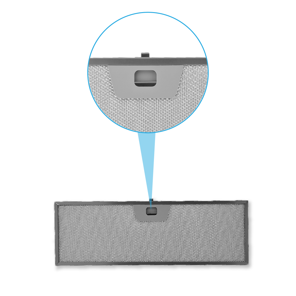 Filtro metálico Zanker 137x410mm 50286534008 (x2)