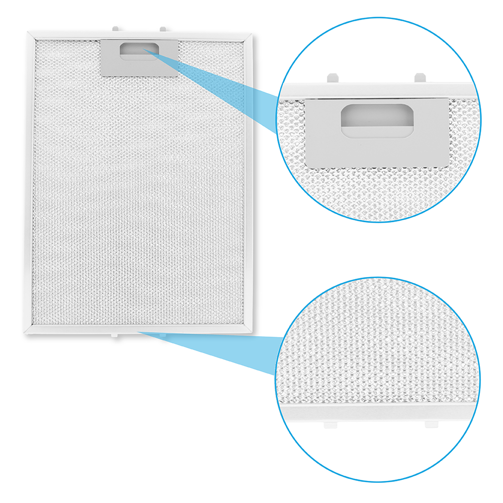 Filtro metálico Zanussi para campana extractora 247x327mm 50293009002