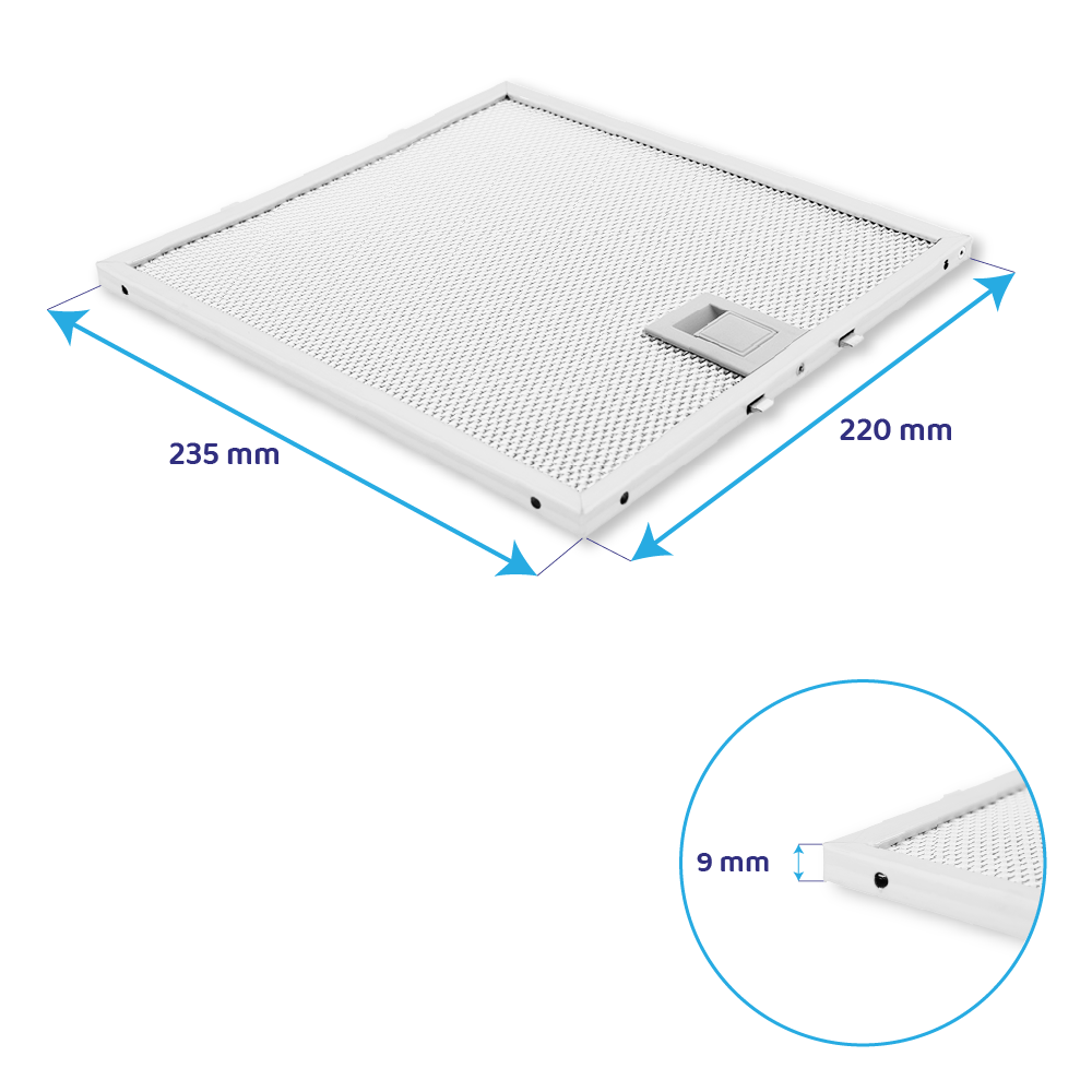 Filtro metálico Novy 235x220mm 508-900785
