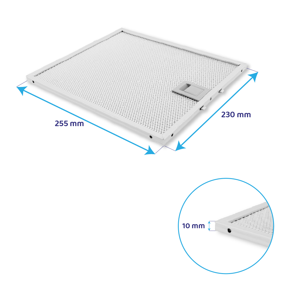 Filtro metálico Novy 255x230mm 508-900791
