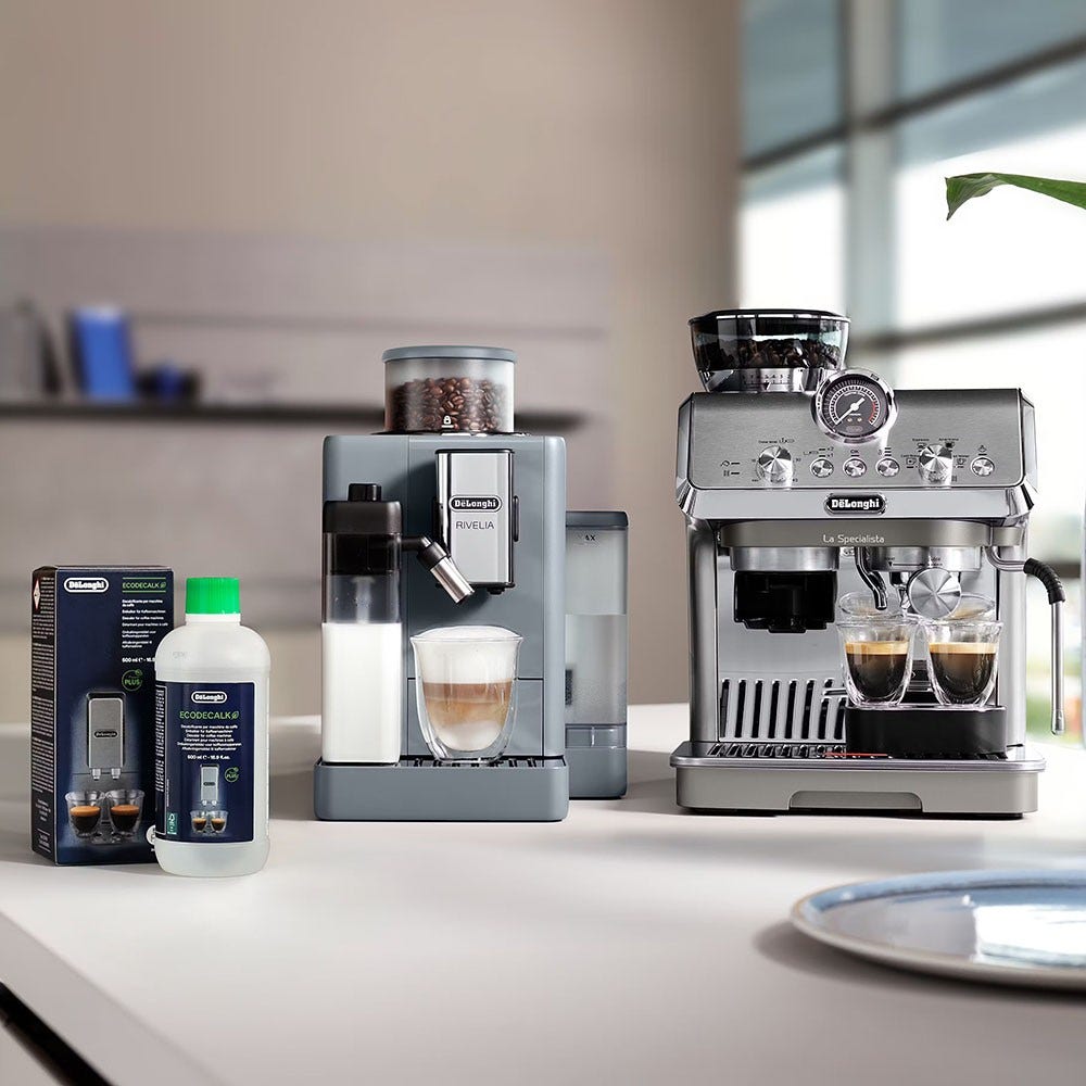 Kit de mantenimiento para cafetera: Filtro de agua (10 uds.) + Descalcificador (500 ml) 